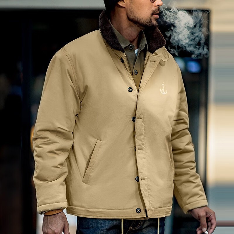 马登工装美式复古N1甲板服棉服秋冬加厚保暖特价119元