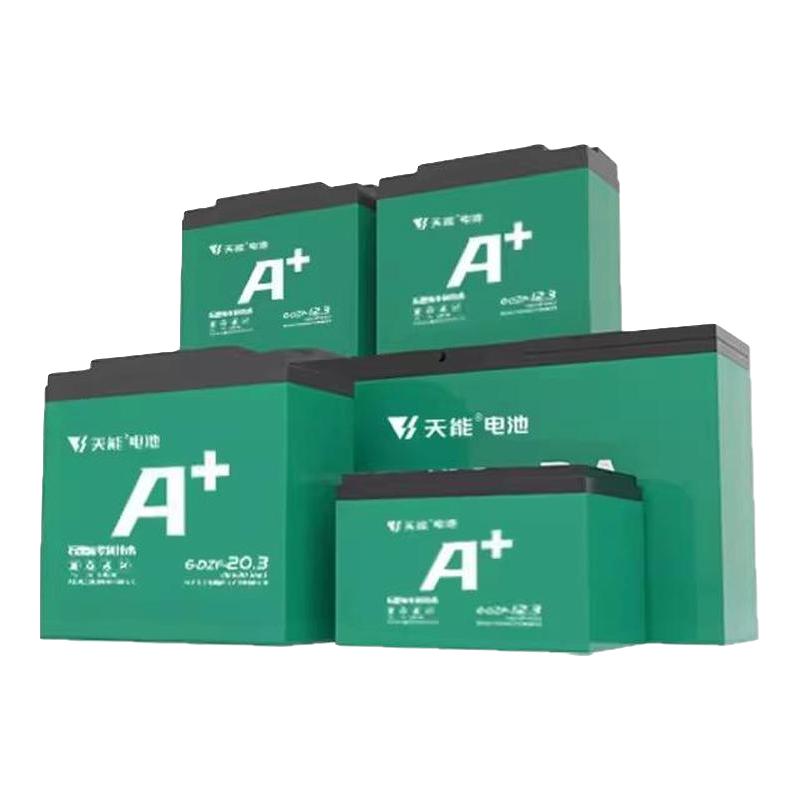 天能 电池A+系列 铅酸蓄电池 4只装