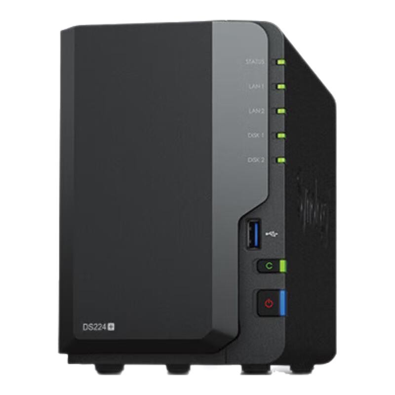 群晖 DS224 双盘位NAS（赛扬J4125、2GB）