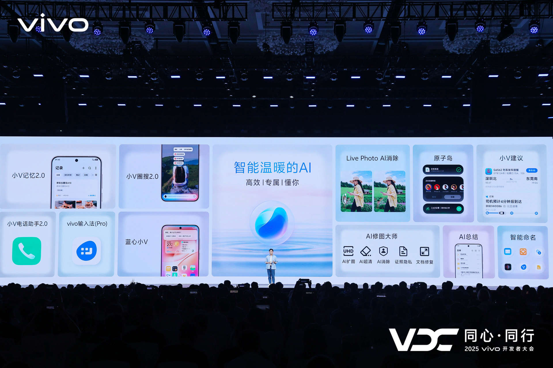 vivo AI战略“个人化” 原系统6、蓝河操作系统3亮相开发者大会