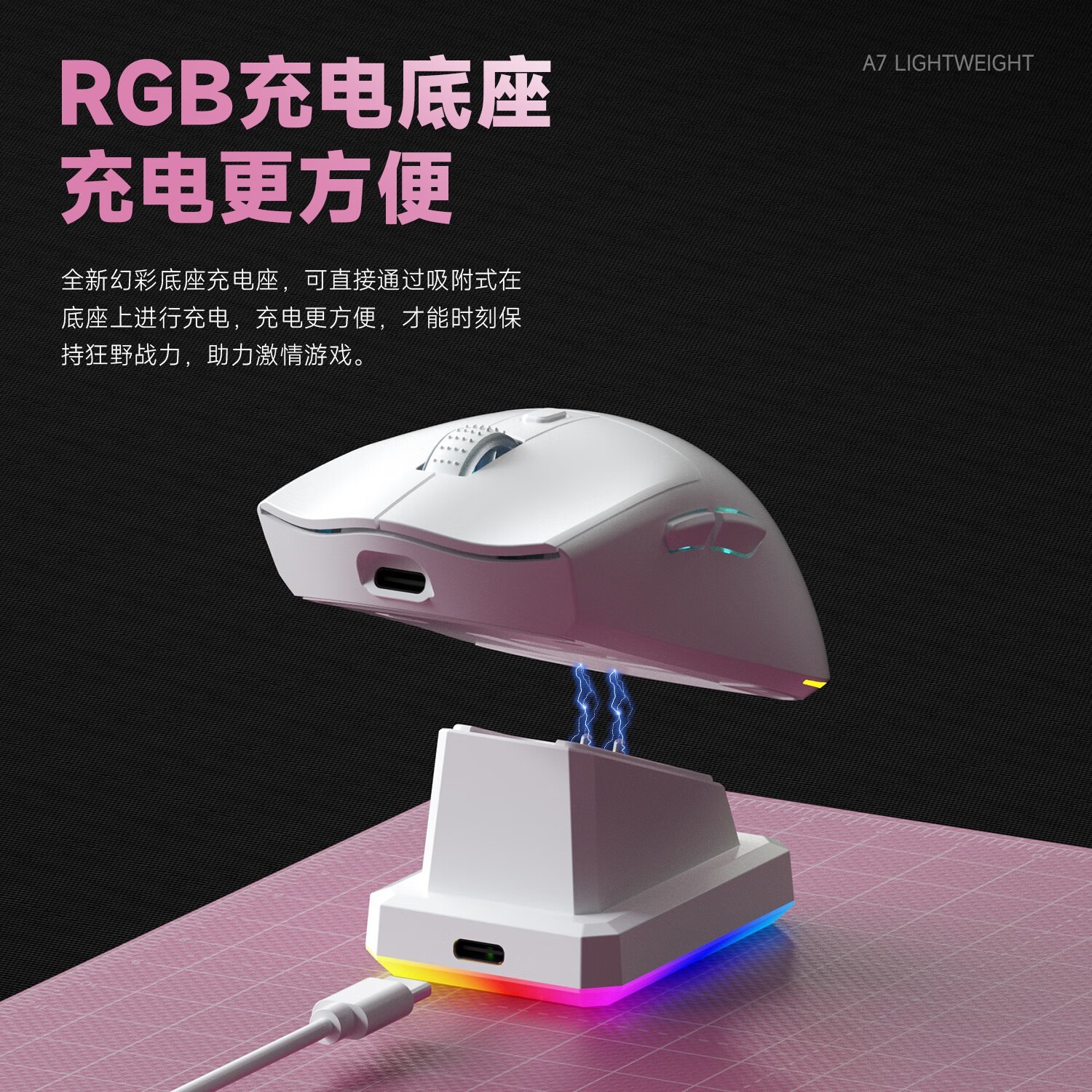 风陵渡A7S墨黑静音鼠标京东低至21.5元