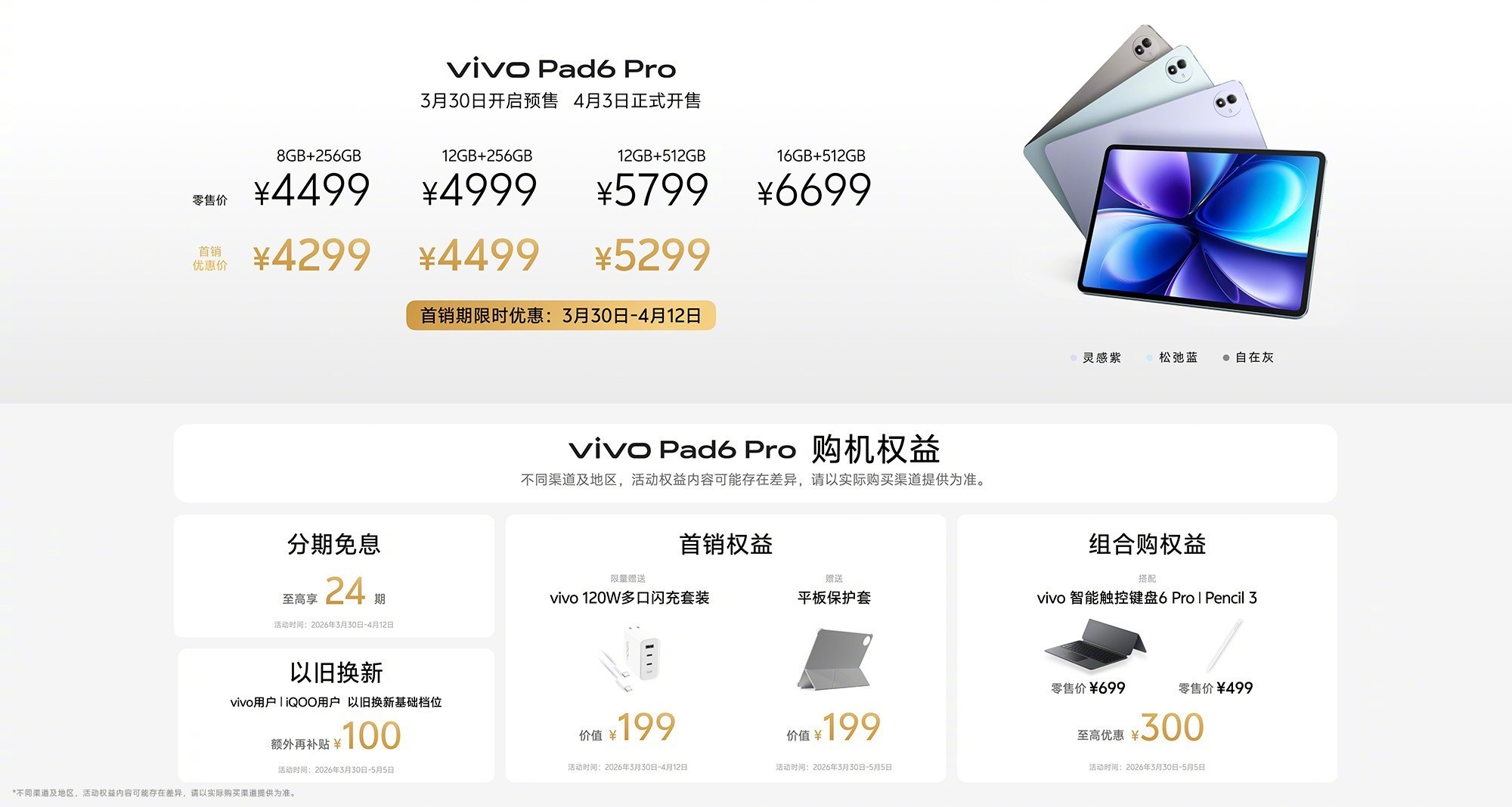 vivo X系列2026春季新品发布会汇总:X300 Ultra专业V单6999元起