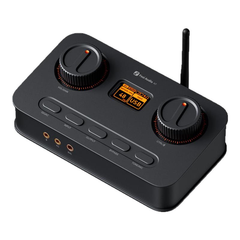 弗西音频 HIFI解码耳放K7电脑外置声卡游戏耳机音频解码器发烧级