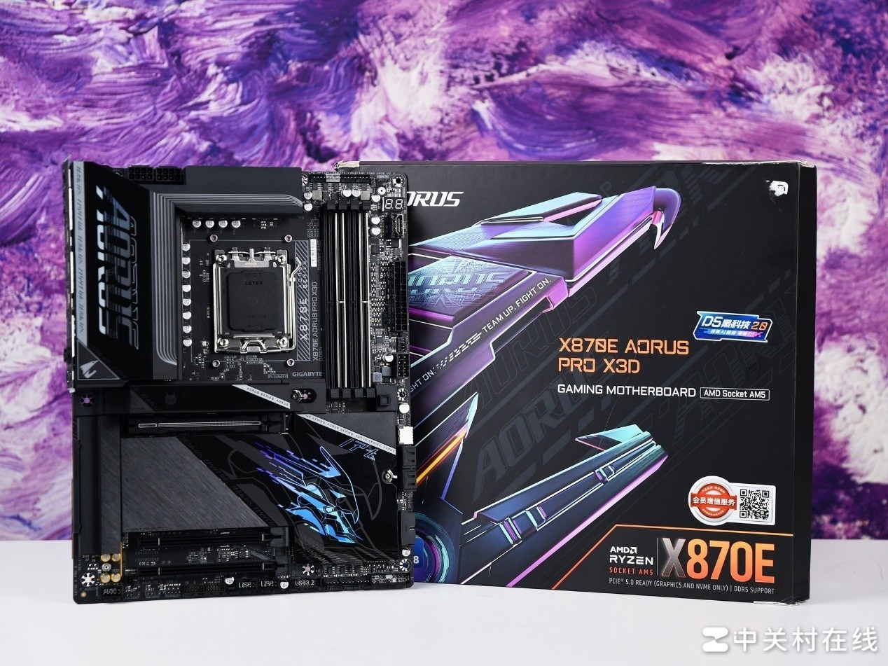 技嘉X870E X3D电竞雕+金士顿D5内存超频实测 猛冲CL28时序