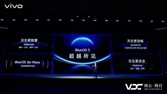vivo AI战略“个人化” 原系统6、蓝河操作系统3亮相开发者大会
