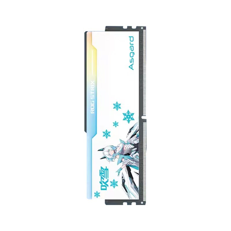 阿斯加特 16G DDR5 7000 台式机内存 RGB灯条-吹雪