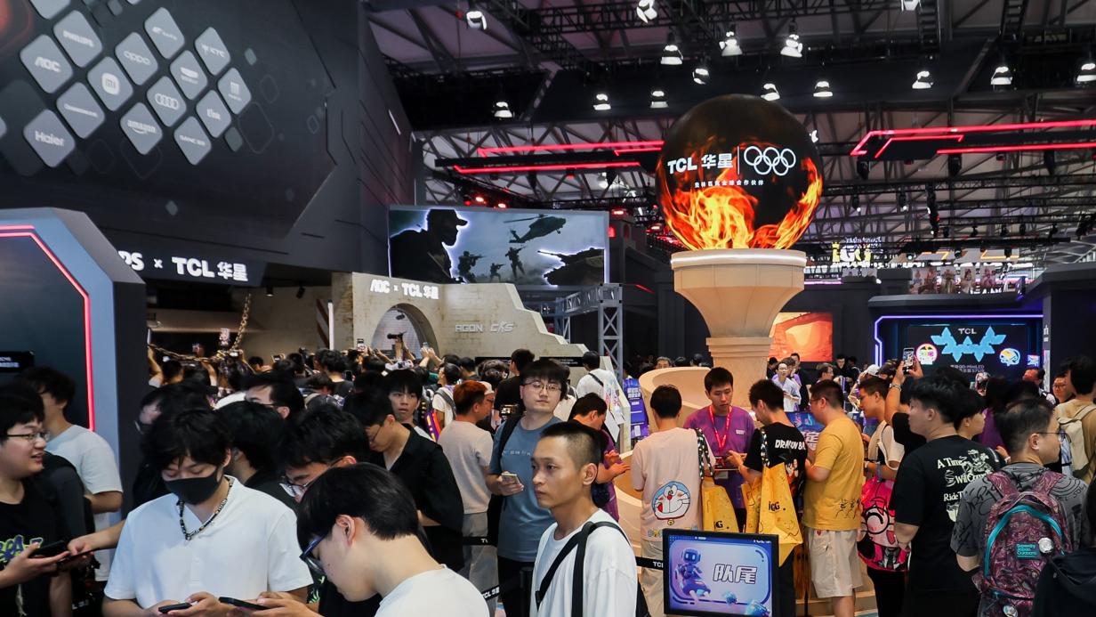 ChinaJoy2025حTCLǡ桱࣬羺ʾҵչµ