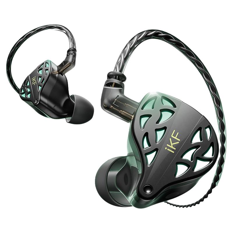 iKF 夜祭HiFi有线耳机入耳高音质降噪带麦三角洲电脑电竞游戏专用