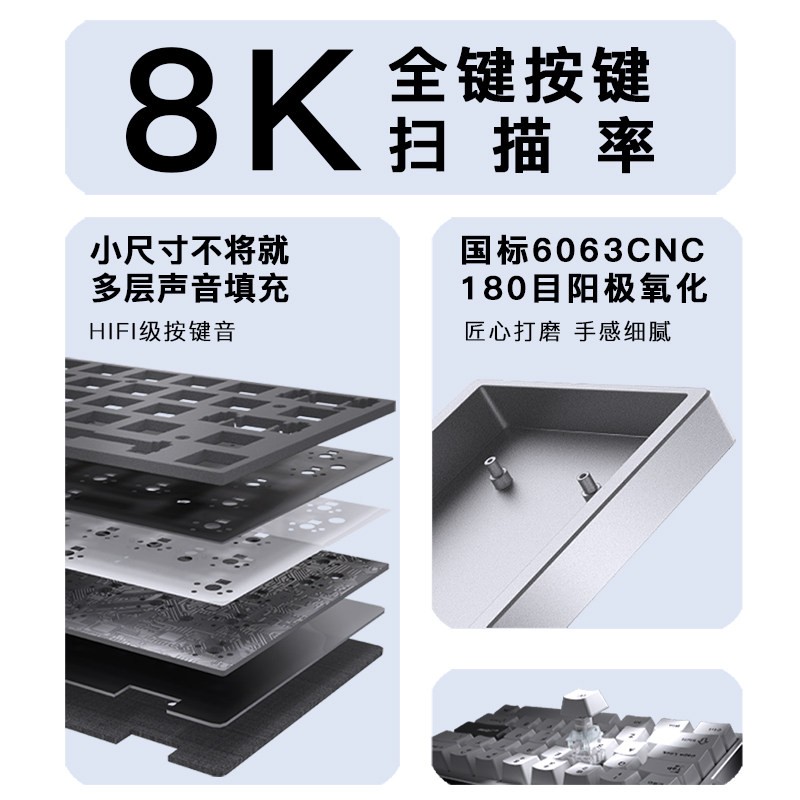 达摩鲨 KT35 磁轴 键盘