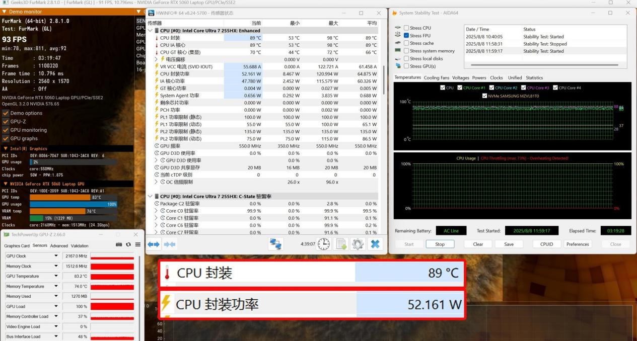 41项测试酷睿拿下32项胜利！酷睿Ultra 7 255HX对决锐龙9 8940HX