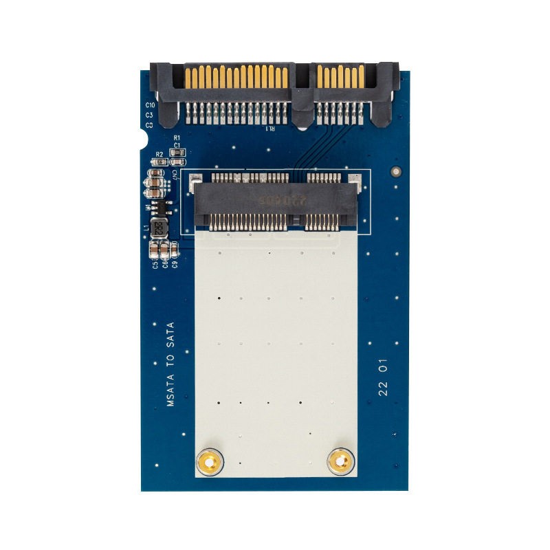 联存 msata固态硬盘转SATA转接卡接老电脑主板升级用SSD转换读卡器