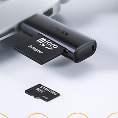 绿联 CM264 SD/TF读卡器 双卡双读