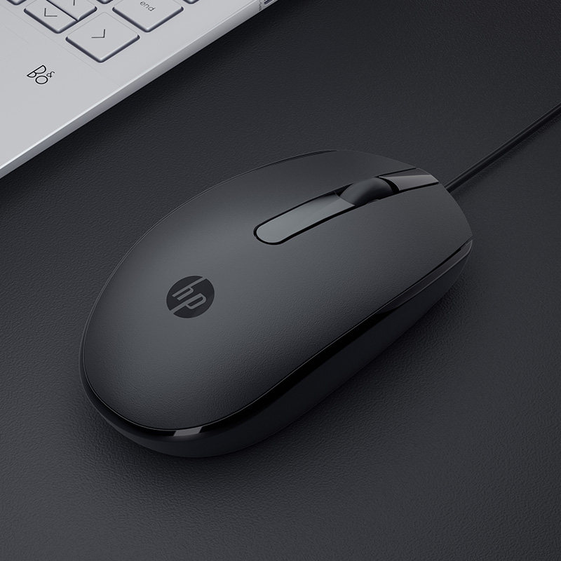 惠普 官方有线静音鼠标笔记本台式电脑办公游戏电竞通用有声