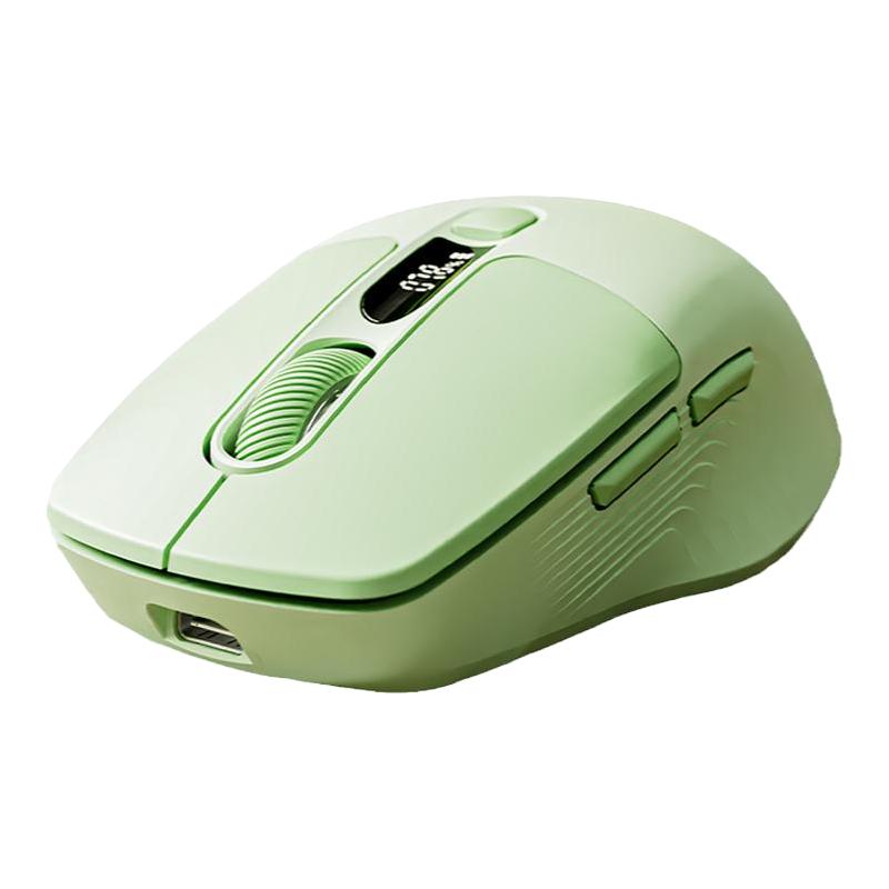 前行者 Q1无线鼠标蓝牙双模可充电屏显低音男女生办公小巧便携电脑笔记本iPad