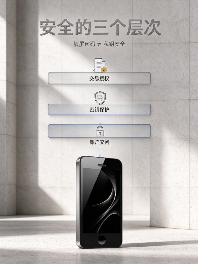 数字资产安全启示:锁屏密码不等于私钥安全防护
