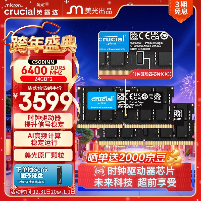 Ӣ�48GB DDR5�ڴ�������������