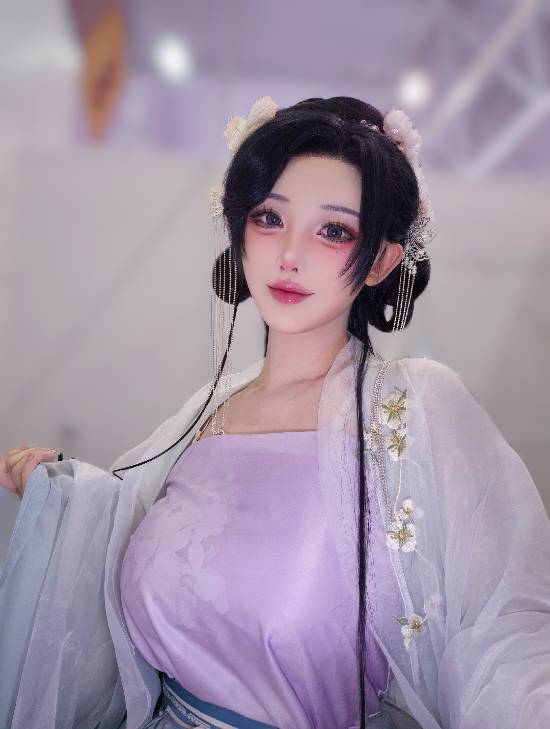 韩国Coser Yasal成都汉服写真引爆中韩二次元文化交融热潮