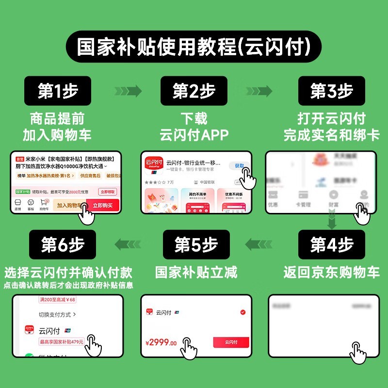 米家净水器N1反渗透800G大通量智能滤芯提醒