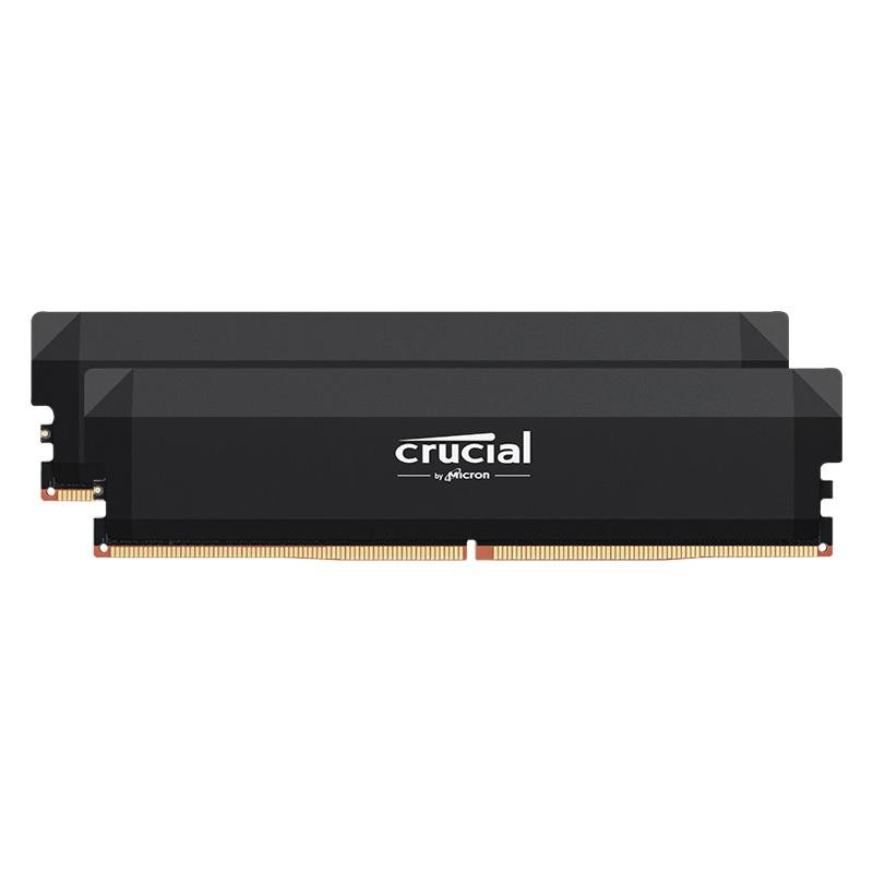 英睿达 Pro DDR5 6000MHz 32g台式机内存 马甲条 黑色  C32