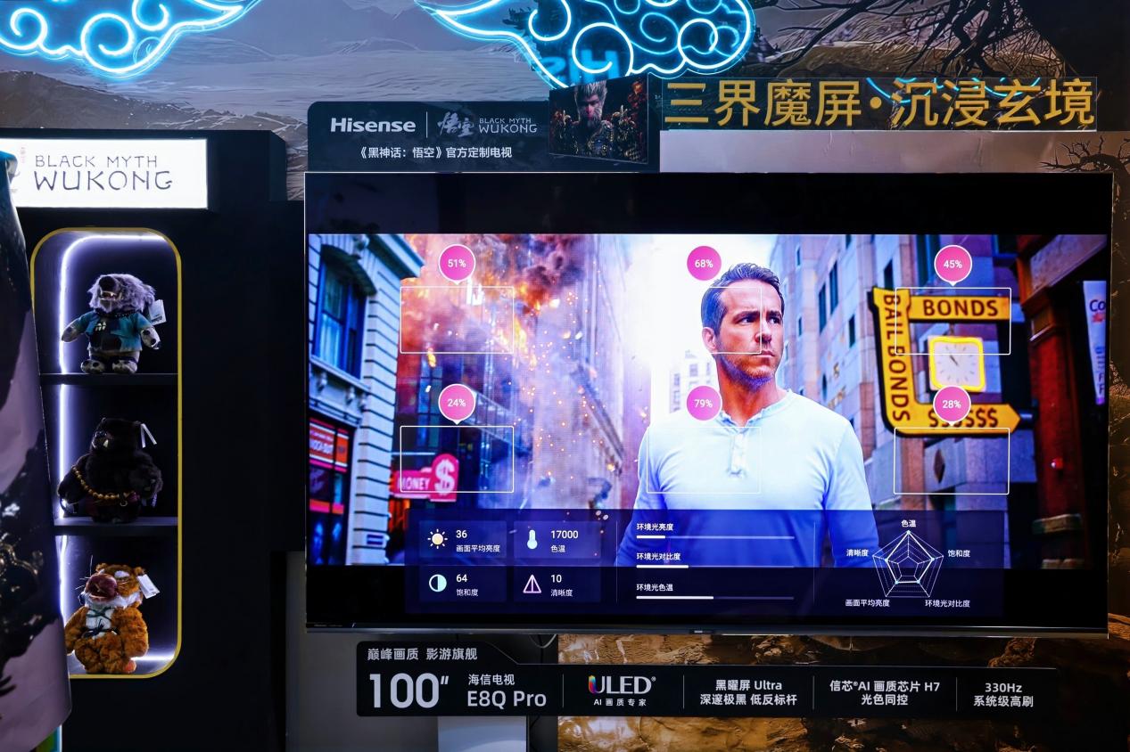 海信电视E8Q Pro以“影游旗舰”实力炸场,斩获2025ChinaJoy黑金奖