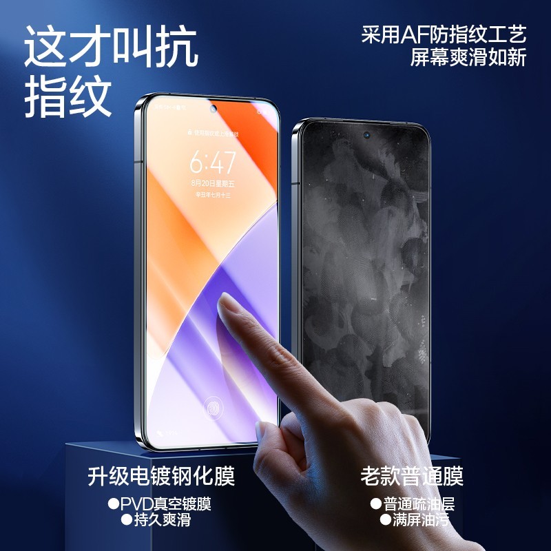 闪魔 适用小米15钢化膜小米15手机膜小米14水凝的保护xiaomi 十五高清无孔无黑边防爆超声波屏幕指纹解锁