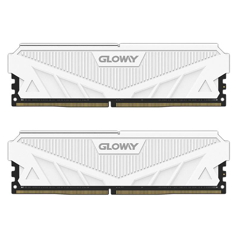 光威 GW 光威 天策系列 DDR4 3200MHz 台式机内存 马甲条 皓月白 CL18