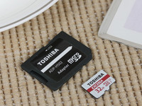  A simple test of Toshiba EXCERIA flash card package with one card and multiple functions