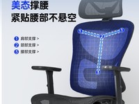 有谱T300人体工学电脑椅 专为电竞和办公设计