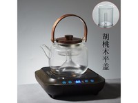  [Slow hand] Energy efficient magic orange glass teapot set, one button control, round appearance, suitable for the special pot of magnetic stove