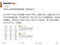 华为Pura 80系列正式发布,标准版7月上市