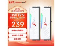 金百达RGB灯条8GB内存237元到手 性价比之选