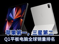全球平板电脑Q1出货量排名出炉:苹果第一,三星第二