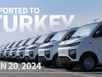  Geely new energy vehicles are exported overseas! The first batch of Star Enjoyment V6E was sent to Turkey