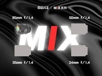 覆盖85/50/35/24mm焦段，美科官宣MIX系列全画幅F1.4自动对焦相机镜头路线图