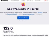 火狐浏览器122版本更新：新增多项功能修复若干问题