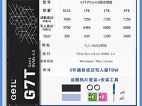 G7T 512GB̬Ӳ̵ֽ332Ԫ