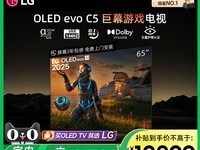 LG C5 series 65 inch OLED TV Tmall Direct Down 11300!