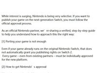 任天堂严格把控Switch 2开发机发放,强调内容质量与技术创新