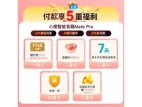 小度Mate Pro智能音箱黑色款京东到手价254元