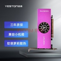 盈通（yeston）AMD RADEON RX 6400-4G D6 LP 6nm 台式电脑游戏显卡
