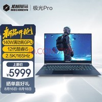 机械革命极光Pro 15.6英寸电竞轻薄游戏笔记本电脑(12代英特尔酷睿i5-12450H 16G 512G RTX3060 165HZ 2.5K)