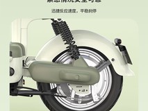 爱玛小金豆电动车48V轻便款城市通勤代步车