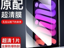 Newyu iPad mini6钢化膜13.4元1片还送神器