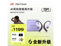 Ola Friend智能体耳机京东促销到手1079元