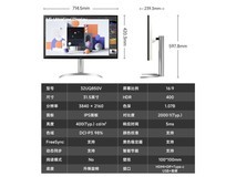 【手慢无】LG 乐金32UQ850V显示器优惠仅需2843元