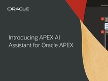 Oracle APEX AI Assistant支持基于自然语言的企业应用开发