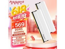 阿斯加特48GB DDR5内存条京东优惠价566元