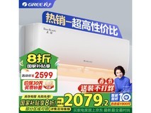 格力大1匹天仪新一级能效变频壁挂式空调挂机仅售1990元