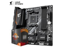 技嘉主板CPU套装板U小雕 B550M AORUS ELITE+锐龙5 5600G 799元抢购