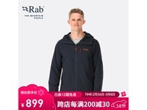 Rab男士户外防风透气软壳衣，高性能全能伙伴